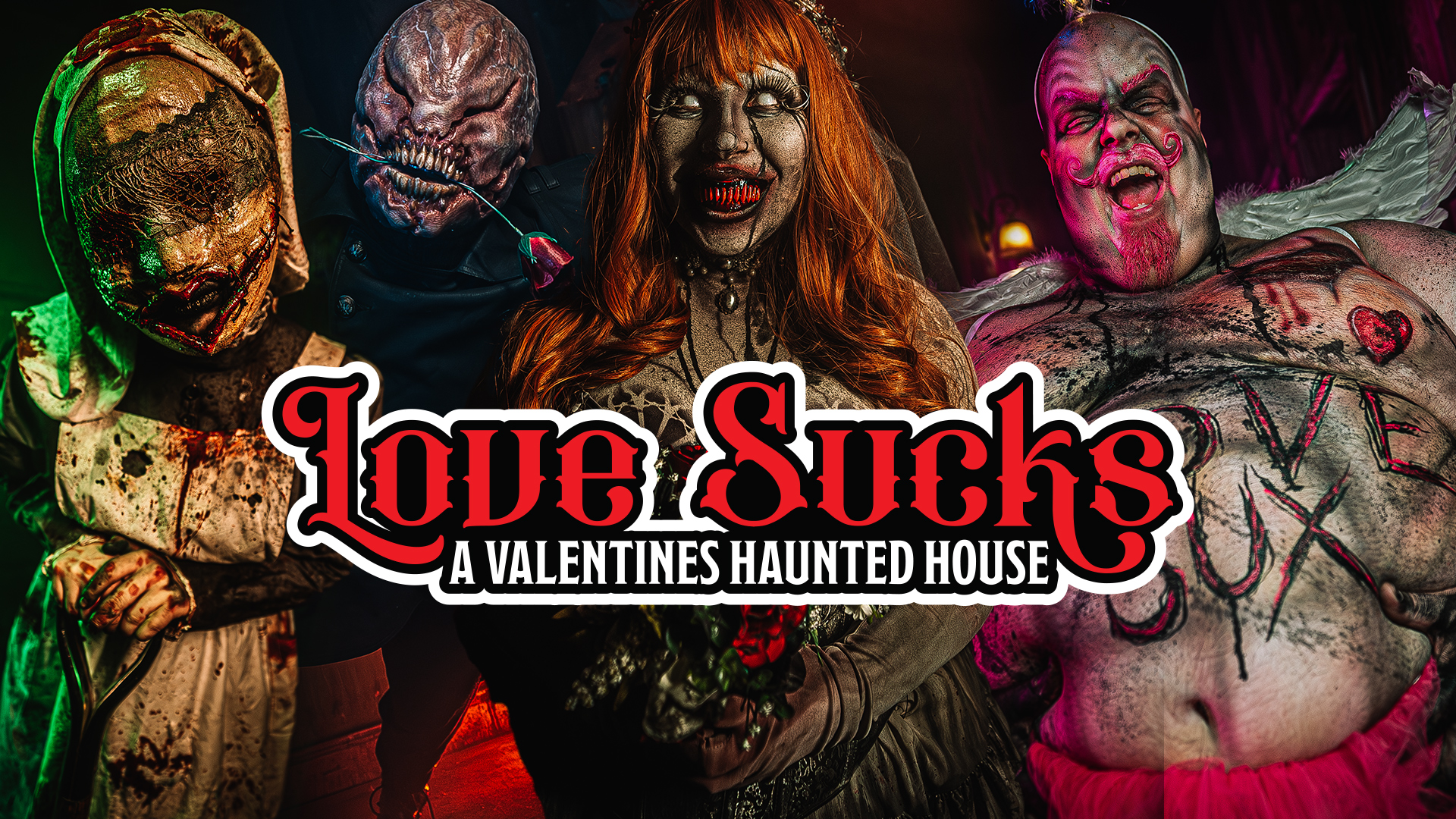 Love Sucks Valentines Haunted House
